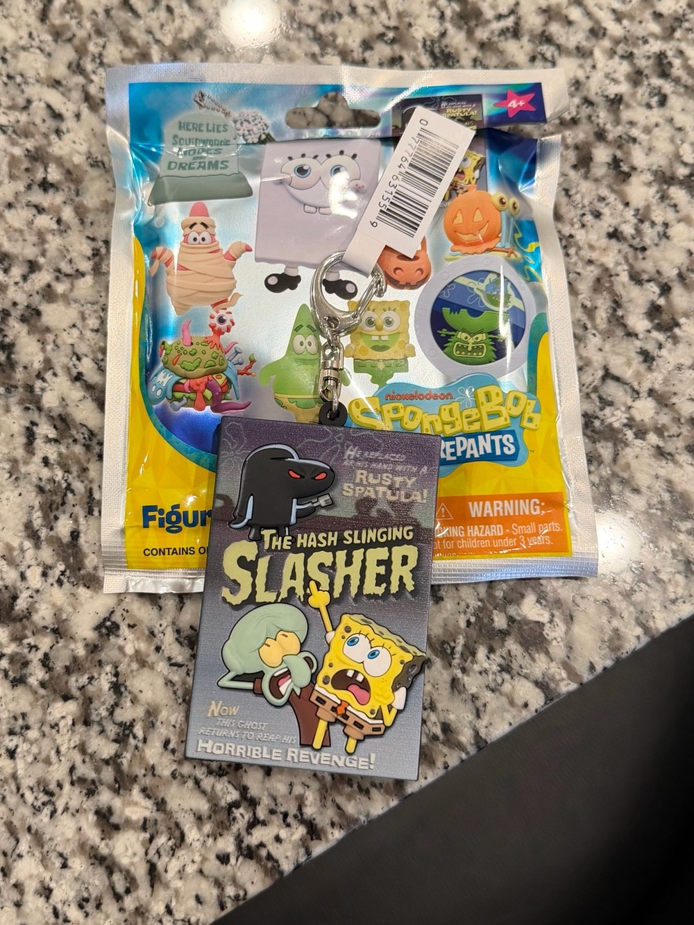 SpongeBob SquarePants Spirit Halloween Bag Clip Hash-Slinging Slasher Poster